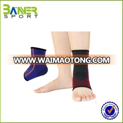 Knitted ankle support for healthcare ultra-soft gel