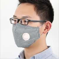 High Quality Cotton  Anti Haze Mask Breath valve anti-dust mouth mask Activated carbon filter respirator Mouth-muffle mask